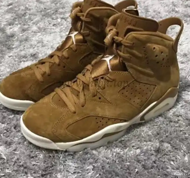 Jordan Harvest Air 6 Golden Authentic 0602